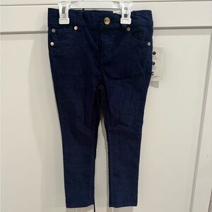 Crown & Ivy Kids Dark Blue Jeans with Gold Accents